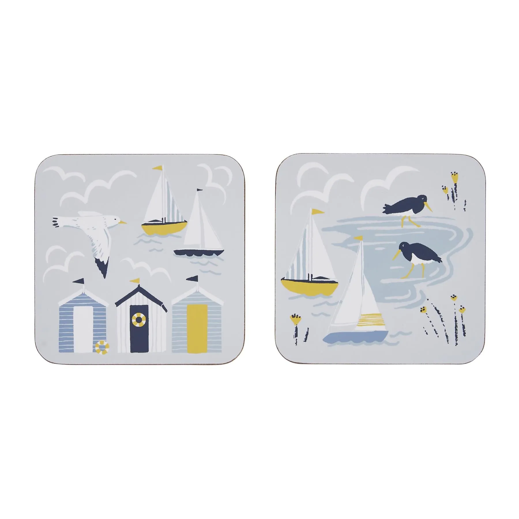 Ulster Weavers Seashore Coasters - 4 Pack One Size in Blue
