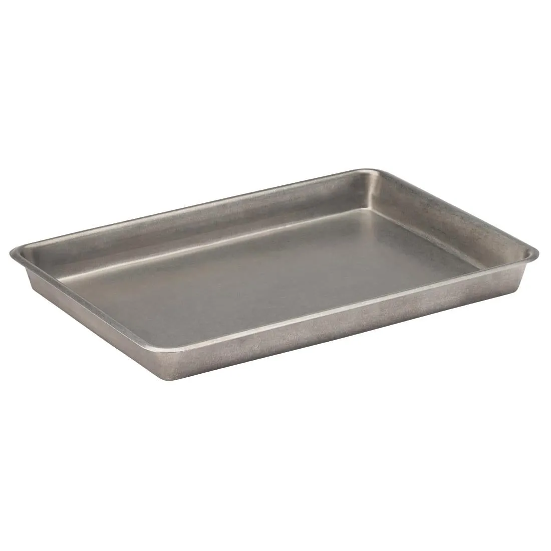 Utopia Vintage Steel Trays 330x230mm (Pack of 6)