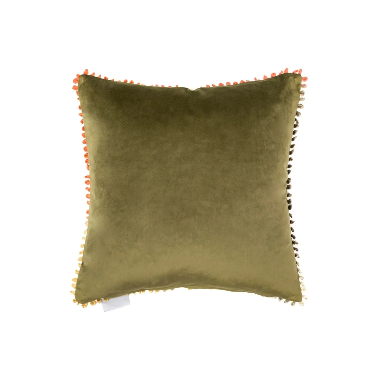 Voyage Maison 43x43cm Fieldfare Rust Printed Feather Cushion