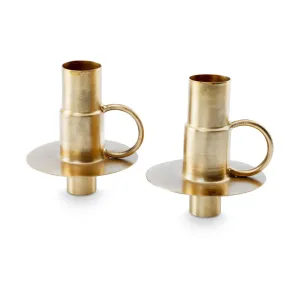 VTWonen Gold Candle Holder Set of 2