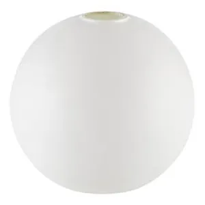 White Matte Round Vase