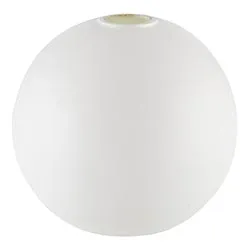 White Matte Round Vase