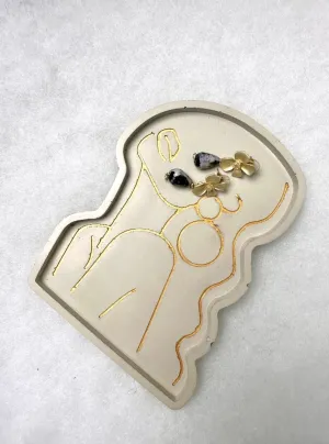 Women Concrete Jewelry Dish