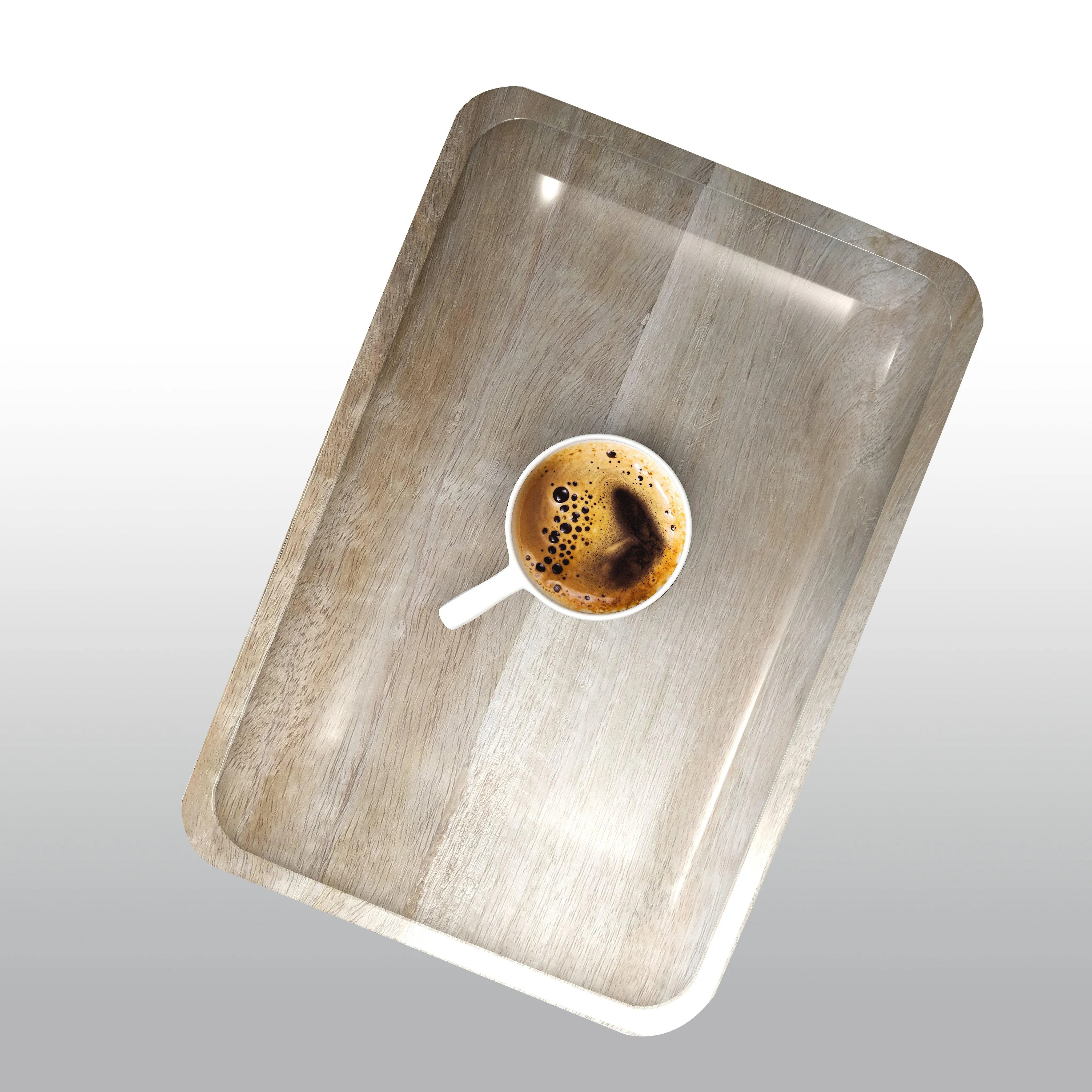 Wooden Twist Classic Solid Mango Wood Premium Serving Tray Platter
