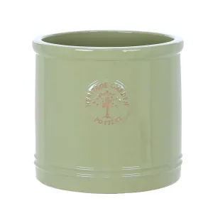 Woodlodge 30cm Mint Green Glazed Heritage Cylinder Pot