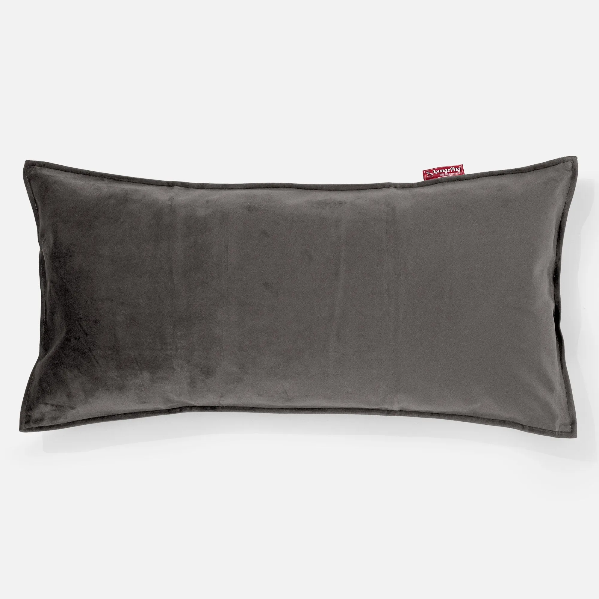 XL Rectangular Support Cushion Cover 40 x 70cm - Velvet Graphite Grey