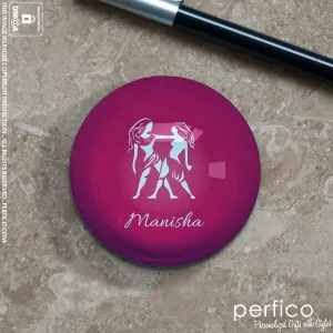 Zodiac © Personalized Glass Paperweight